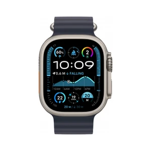 Apple Watch Ultra 2 GPS + Cellular 49mm Natural Titanium Case with Navy Ocean Band