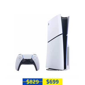 Sony PS5 PlayStation 5 Slim Disc Console Edition 1TB (White) Sony PS5 PlayStation 5 Slim Disc Console Edition 1TB (White)