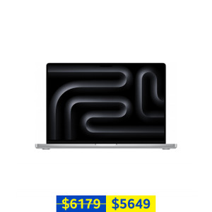 Apple MacBook Pro 16-inch (M4 Max Chip, 16-Core CPU, 40-Core GPU, 48GB RAM, 1TB SSD, Silver, 2024)