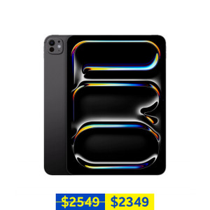 Apple iPad Pro 13-inch (M5 Chip, 256GB, Wi-Fi & Cellular, Space Black, 2025)