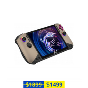 MSI Claw 8 AI+ A2VM Handheld Gaming System (Sandstorm)