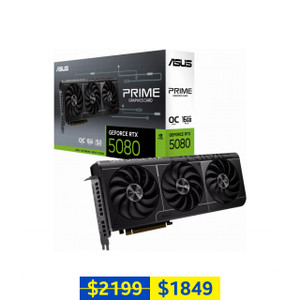 ASUS Prime GeForce RTX 5080 OC Edition 16GB GDDR7