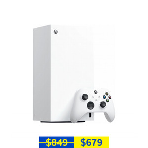 Microsoft Xbox Series X 1TB Digital Edition (Robot White)