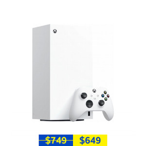 Microsoft Xbox Series X 1TB Digital Edition (Robot White)