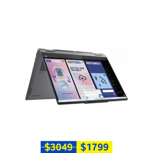 Lenovo Yoga 7 2-in-1 14ILL10 (14'' 2.8K OLED Touch DP, Intel Core U7 258V CPU, Intel Arc 140V GPU, 32GB RAM, 1TB SSD, Luna Grey, 2026)