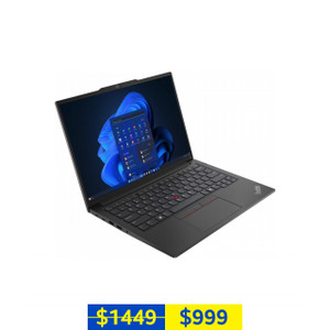 Lenovo ThinkPad E14 Gen 6 (14'' WUXGA IPS DP, AMD Ryzen 5 7535U CPU, AMD Radeon 660M GPU, 16GB RAM, 256GB SSD, Graphite Black, 2025)
