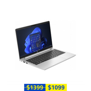 HP ProBook 445 14-inch G10 Notebook PC (14'' FHD IPS Touch DP, AMD Ryzen 5-7530U CPU, AMD Radeon Vega 7 GPU, 16GB RAM, 512GB SSD, Pike Silver, 2024)