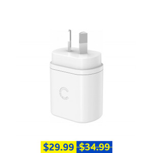 Cygnett PowerPlus 30W USB-C PD Wall Charger (White) Cygnett PowerPlus 30W USB-C PD Wall Charger (White)