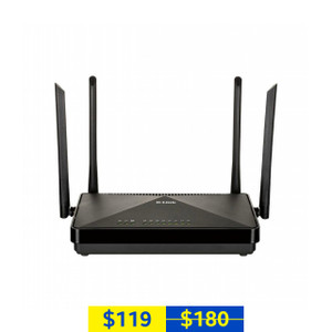 D-Link Dual-band Wireless AC1200 VDSL2/ADSL2+ Modem Router D-Link Dual-band Wireless AC1200 VDSL2/ADSL2+ Modem Router