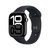 Apple Watch Series 10 GPS + Cellular 42mm Jet Black AIuminum Case with Black Rubber Sport Band (Small/Medium)