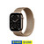 Apple Watch Series 11 46mm Gold Titanium Case with Gold Milanese Loop S/M (GPS + Cellular)