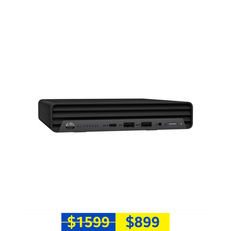 HP EliteDesk 800 G6 Desktop Mini PC (Intel Core i5-10500T CPU, Intel UHD 630 GPU, 16GB RAM, 512GB SSD, Jet Black)