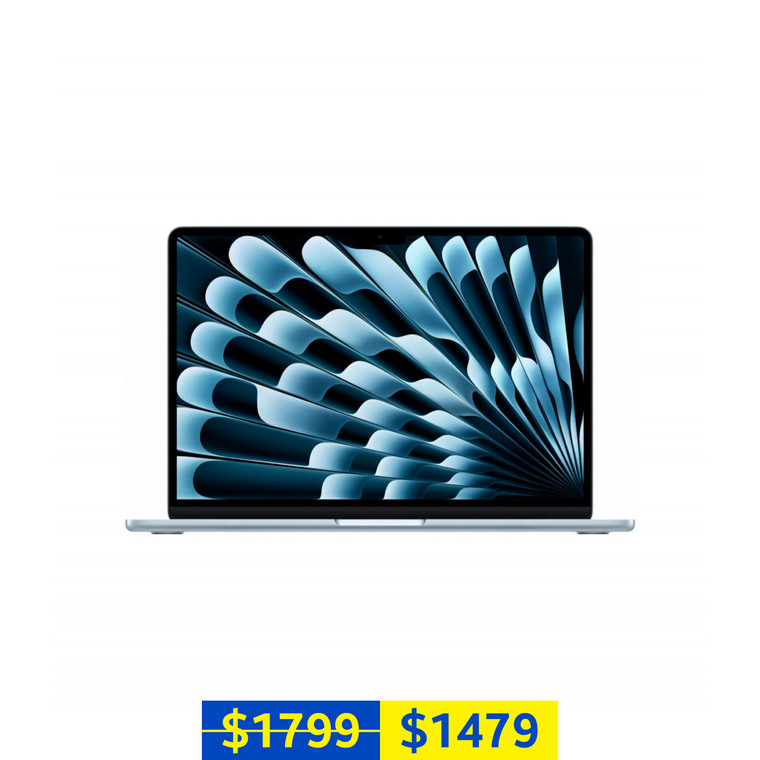 Apple MacBook Air 13-inch (M4 Chip, 10-Core CPU, 8-Core GPU, 16GB RAM, 256GB SSD, Sky Blue, 2025)