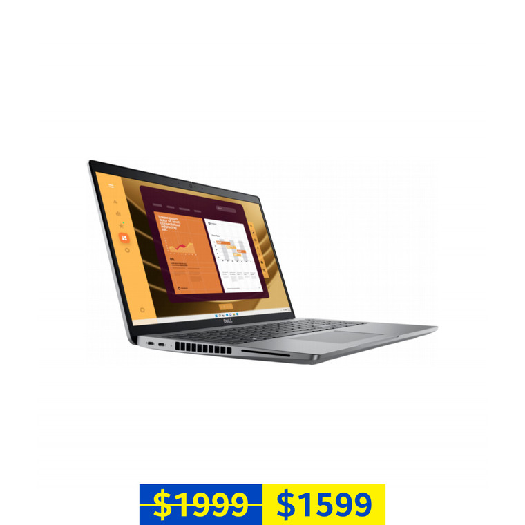 Dell Latitude 5550 Laptop (15.6'' FHD IPS 60Hz 35ms DP, Intel Core Ultra 5 135U CPU, Intel Arc Xe GPU, 16GB RAM, 512GB SSD, Titan Grey Satin)