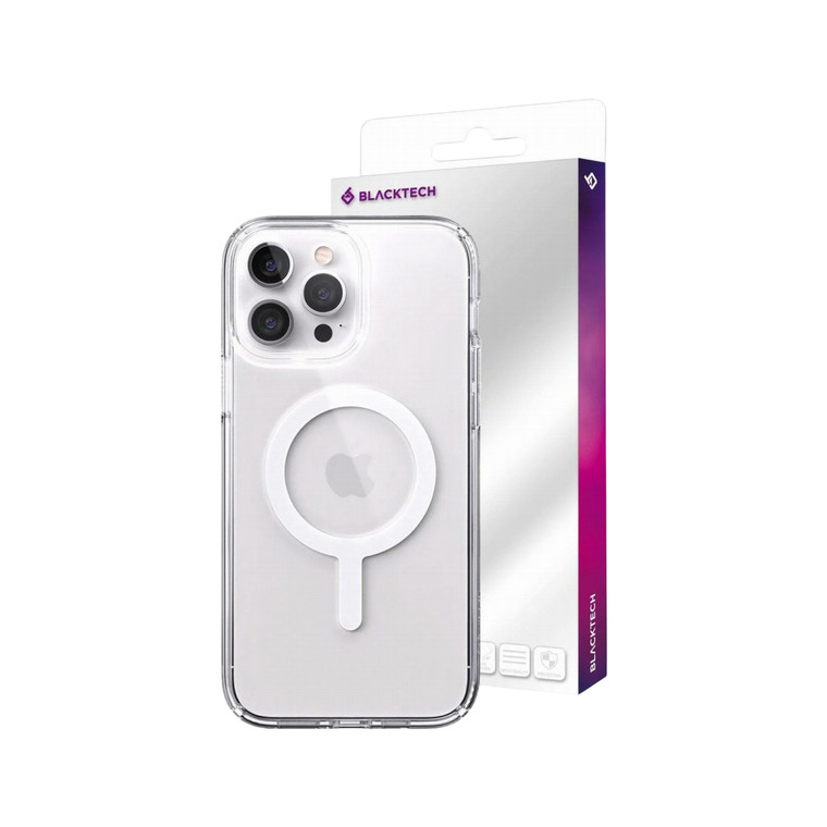 Blacktech MagSafe Case for Apple iPhone 16 Pro Max (Clear)