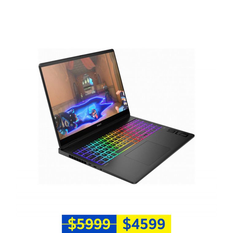HP Omen Max Gaming Laptop 16-AH0013TX (16'' WQXGA OLED 240Hz 0.2ms DP, Intel Core U9 275HX CPU, Nvidia GeForce RTX 5080 GPU, 32GB RAM, 1TB SSD, Shadow Black, 2025)