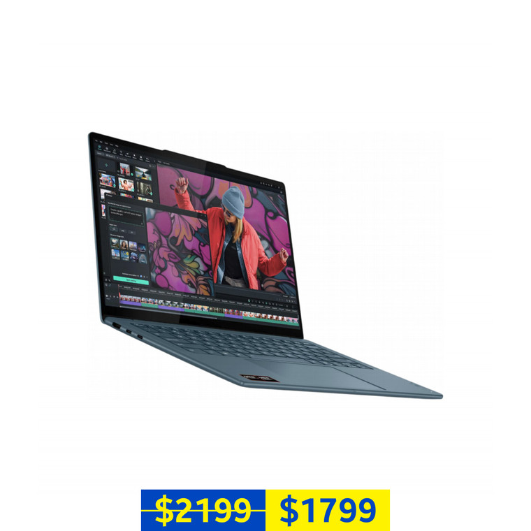 Lenovo Yoga Slim 7 14AKP10 Gen 10 (14'' WUXGA OLED 60Hz DP, AMD Ryzen AI 7 350 CPU, AMD Radeon 860M GPU, 16GB RAM, 1TB SSD, Tidal Teal, 2025)