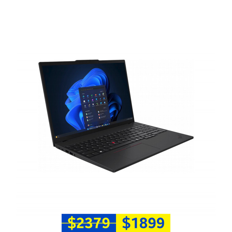 Lenovo ThinkPad T16 Gen 4 (16'' WUXGA IPS 60Hz DP, AMD Ryzen AI 7 Pro 350 CPU, AMD Radeon 860M GPU, 16GB RAM, 1TB SSD, Black, 2025)