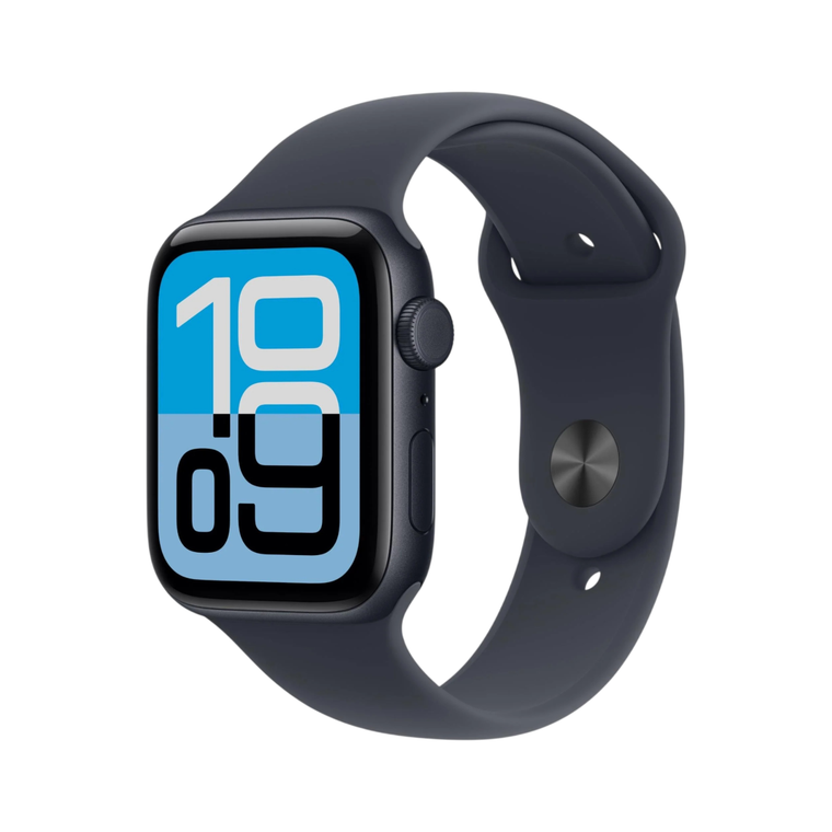 Apple Watch SE 3 44mm Midnight Aluminum Case with Midnight Sport Band M/L (GPS + Cellular)