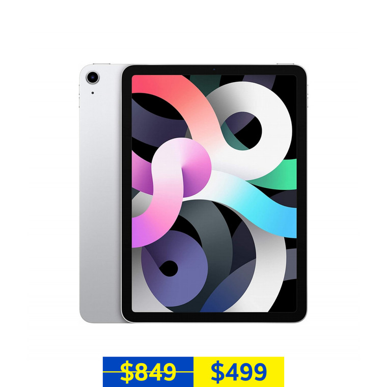 Apple iPad Air 10.9-inch 4th Generation (A14 Bionic Chip, 64GB, Wi-Fi, Silver, 2020)