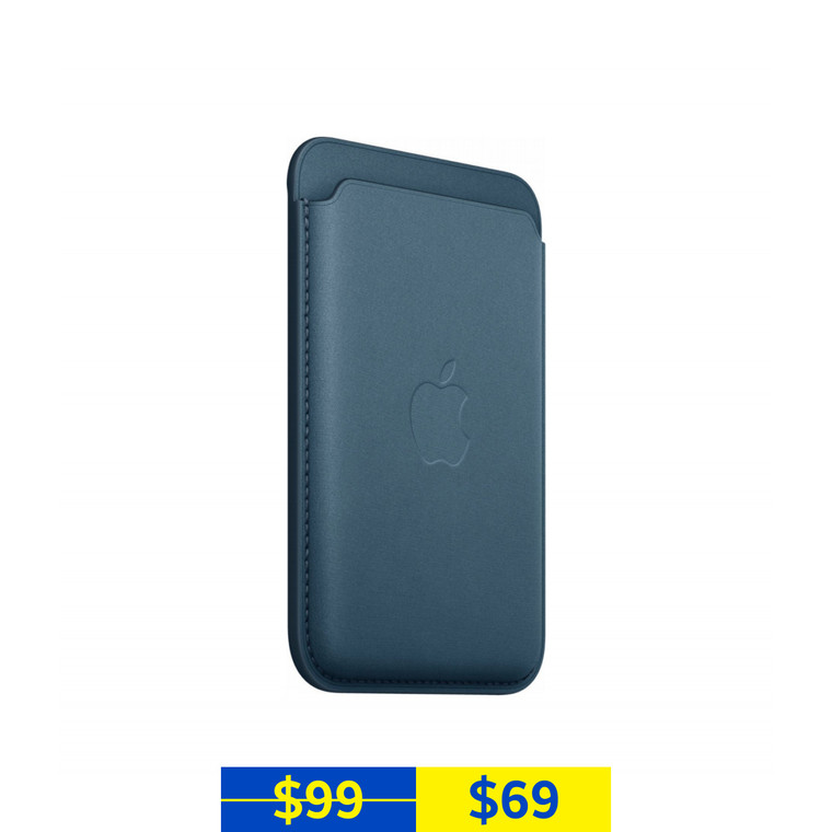 Apple iPhone FineWoven Wallet with MagSafe (Pacific Blue)