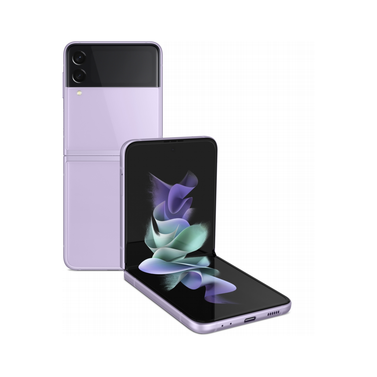 美品！Samsung galaxy Z Flip3 パープル Samsung Galaxy Z Flip3 5G 256GB (Lavender)
