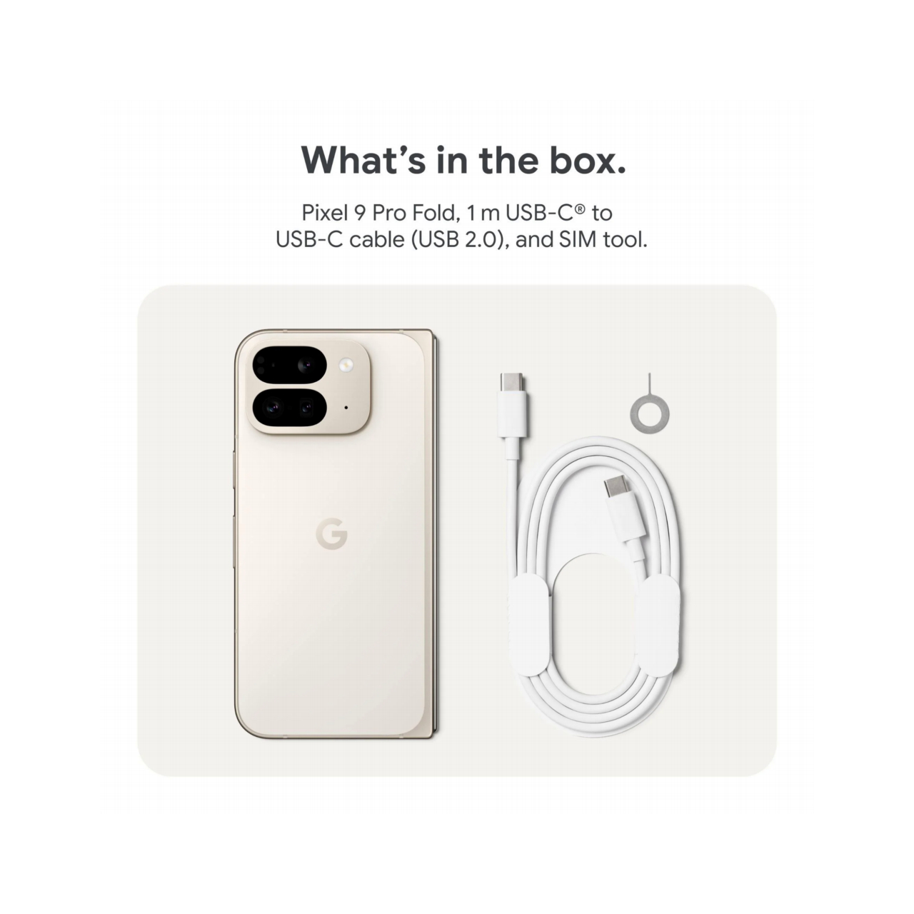 Google Pixel 9 Pro Fold 256GB (Porcelain)