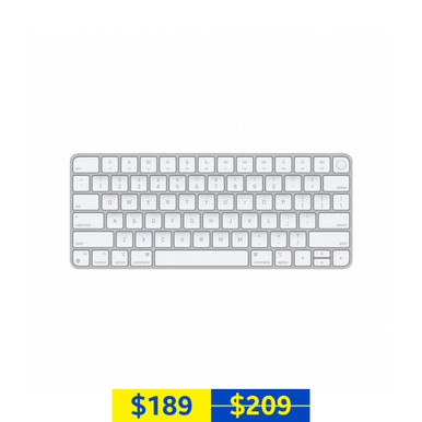 Apple Magic Keyboard with Touch ID - US English (White)