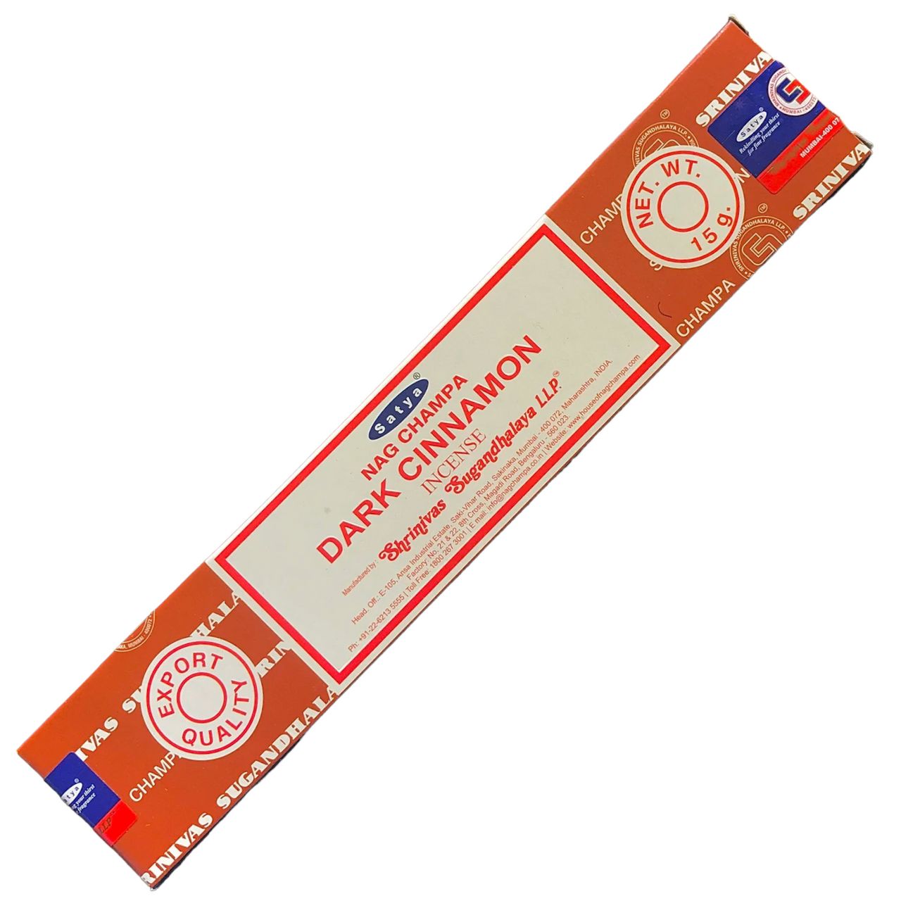 Dark Cinnamon Incense Sticks For Protection, Prosperity, Passion, ETC