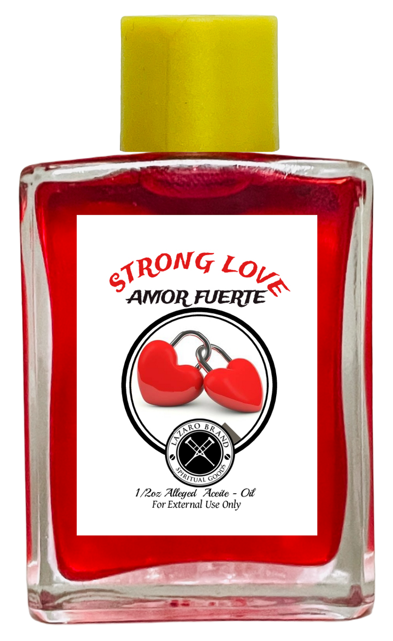 Strong Love Amor Fuerte Spiritual Oil For Romance, Love, Attraction,  Soulmates, ETC. (RED) 1/2 oz - Lazaro Brand Spiritual Store
