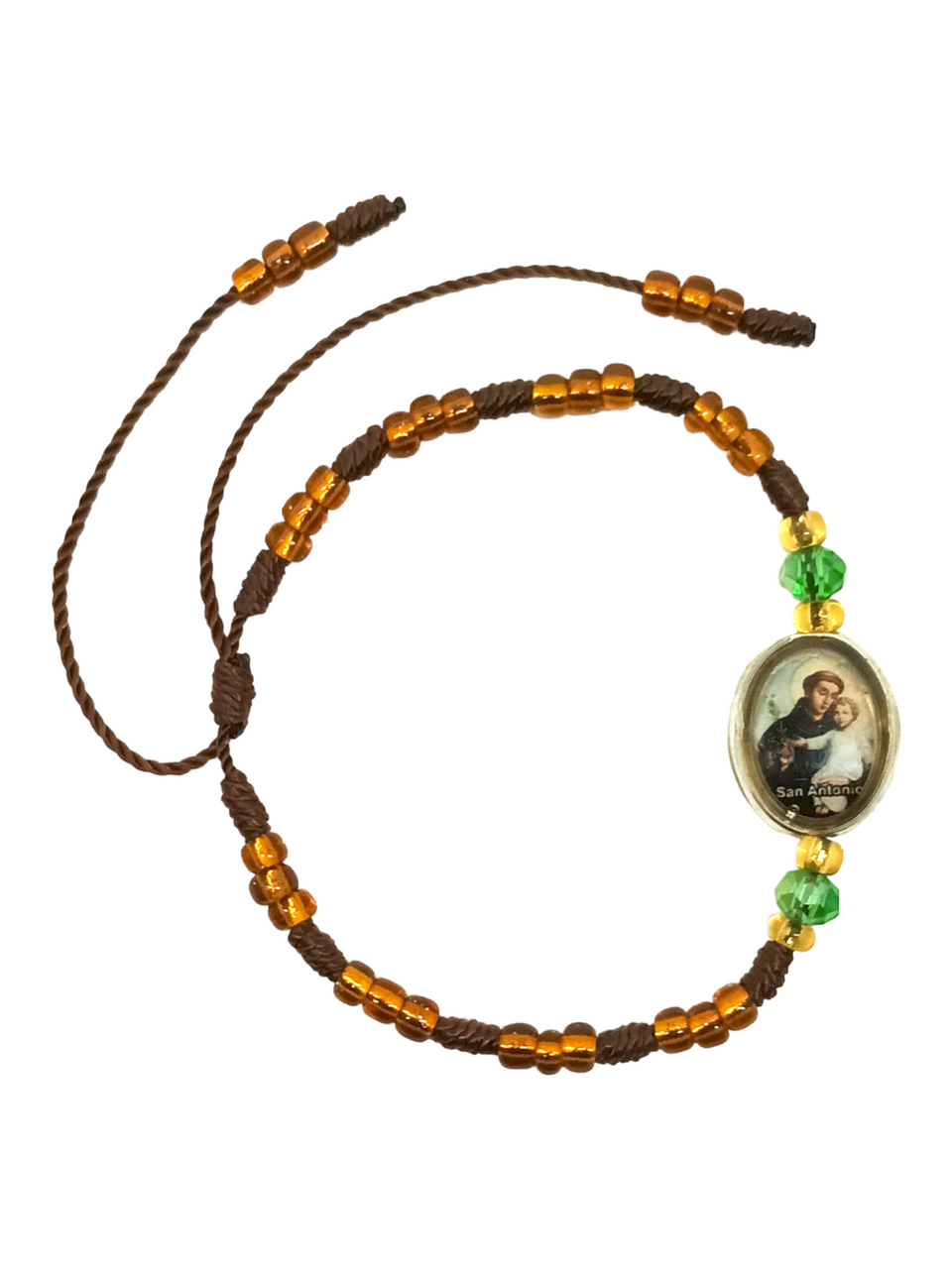 Saint Jude Thaddeus - DEVOZIONI Rosary Bracelet – Krystalos Jewelry