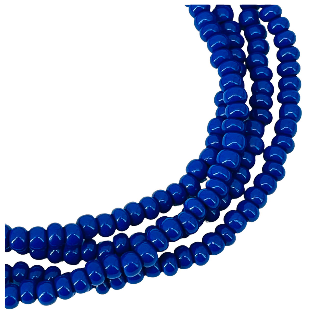 Isabel Beaded Magnetic Necklace in Blue | Mexicali Blues