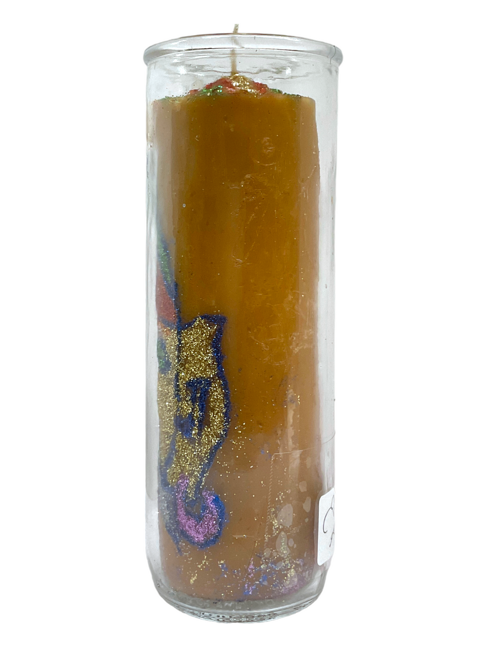 Ganesha / Enchanted Brown Pull Out Jar Spell Candle / By Lady Rhea The