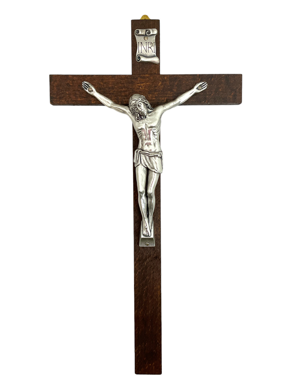 Crucifixion of Jesus Christ INRI Hornbeam Wood Crucifix - Divine