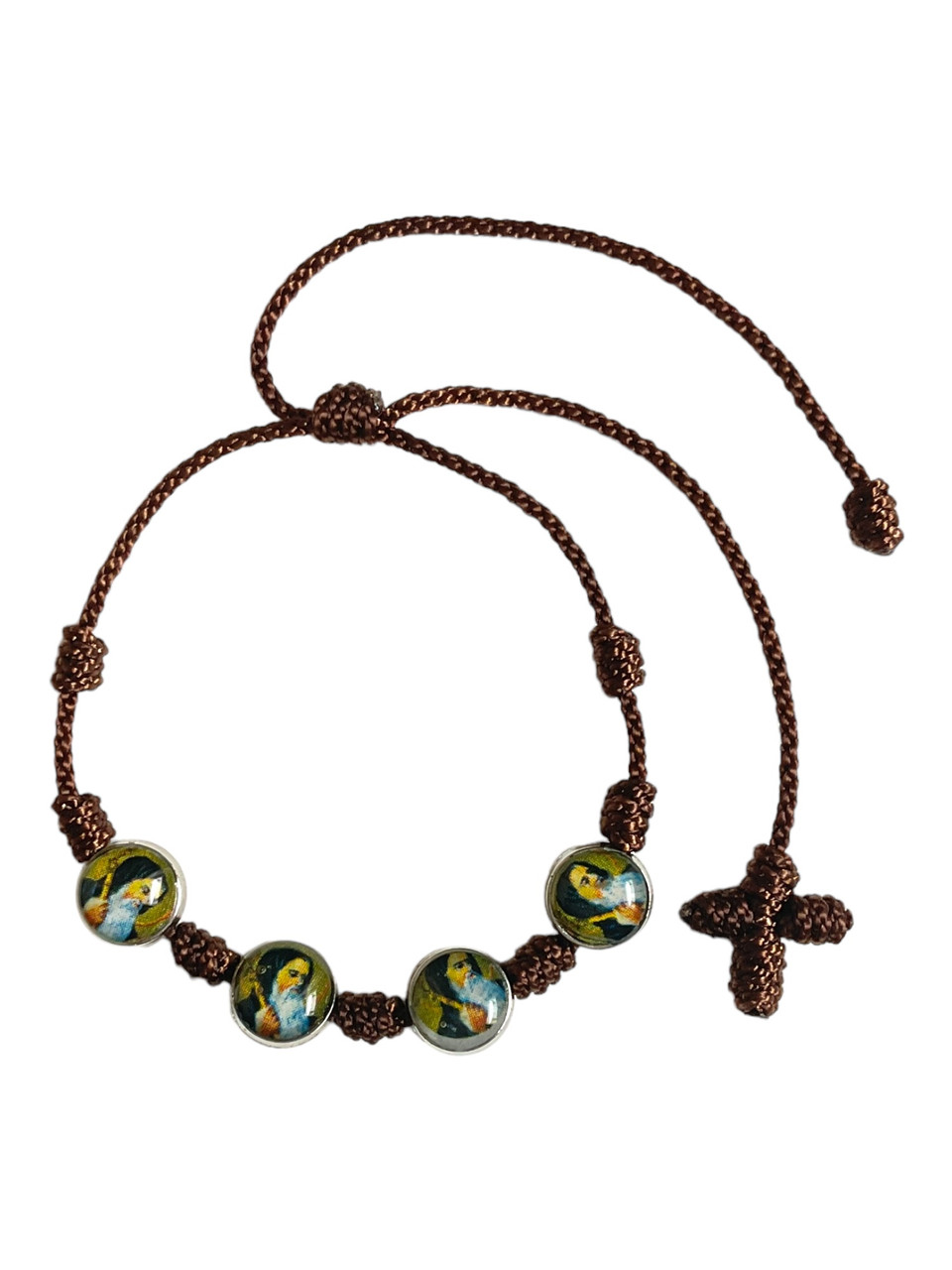 Buy Knotted Cord Brown Rosary Kits