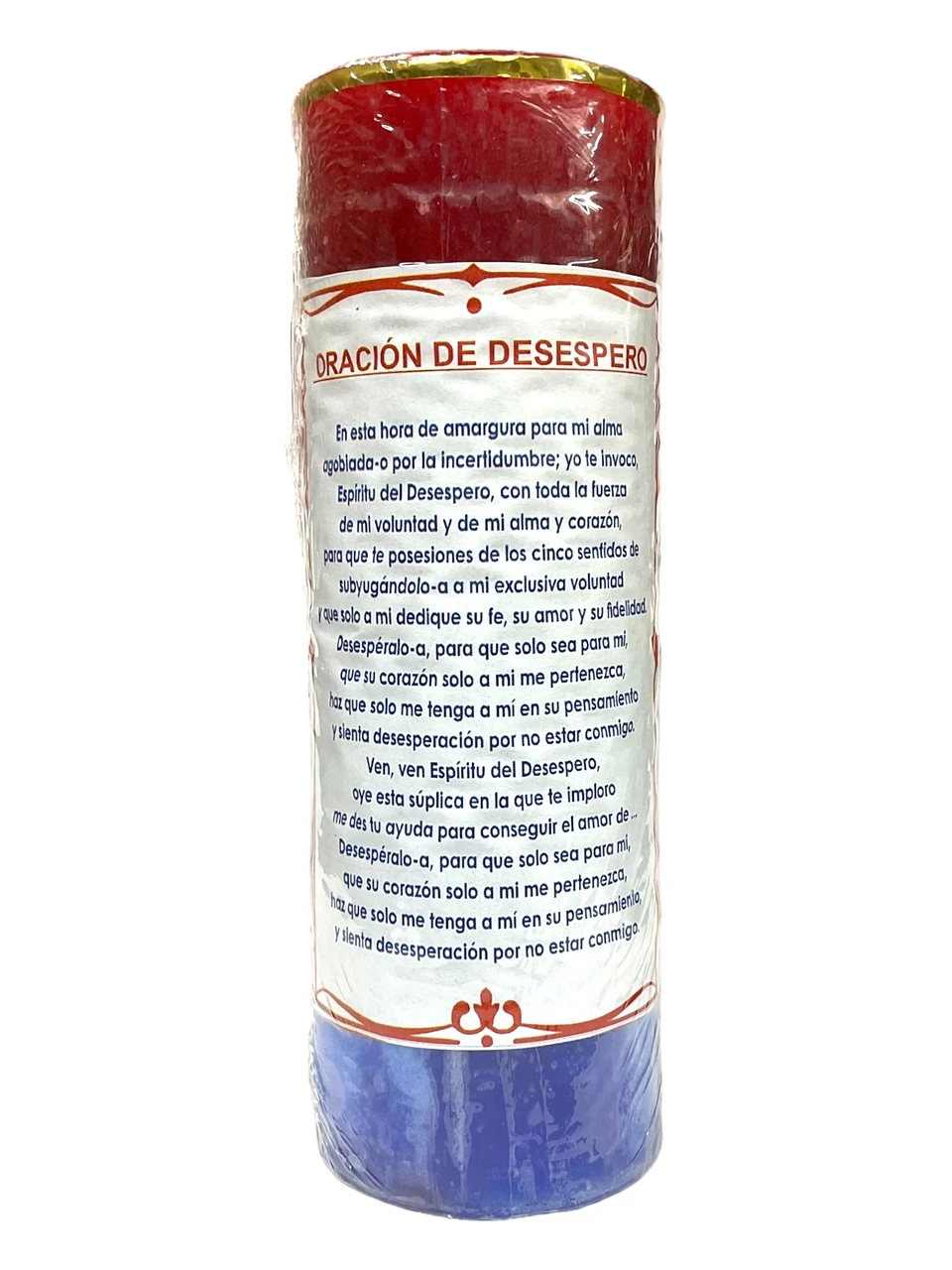 Don Juan Del Dinero Spanish Oracion Gold Prayer Candle
