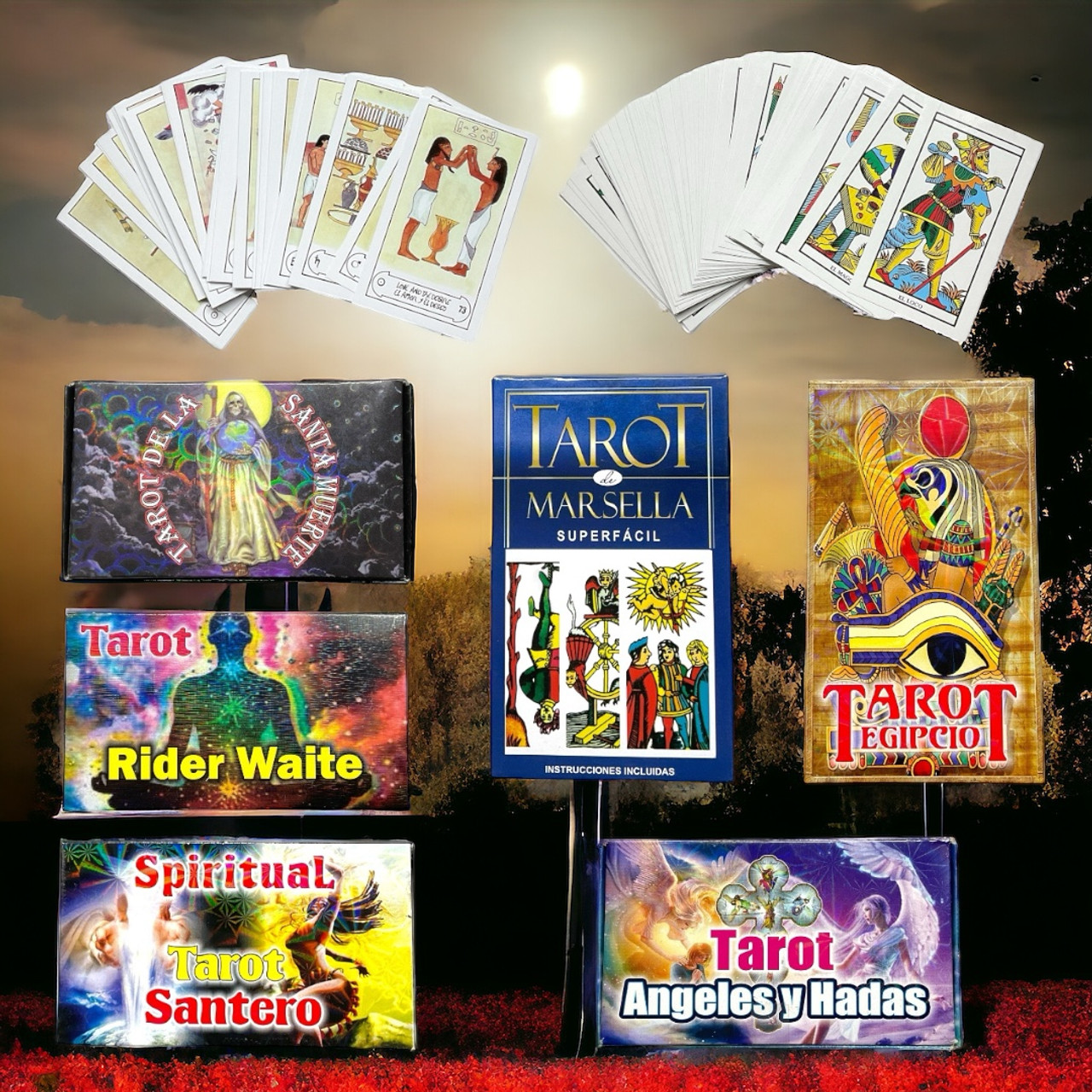 Tarot Rider Waite En Español 78 Cartas Incluye Manual –