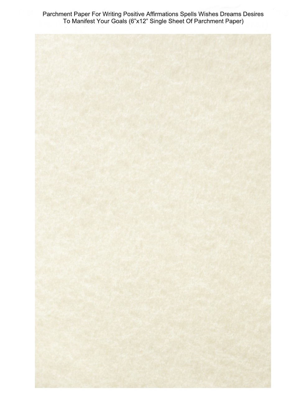 parchment paper for writing