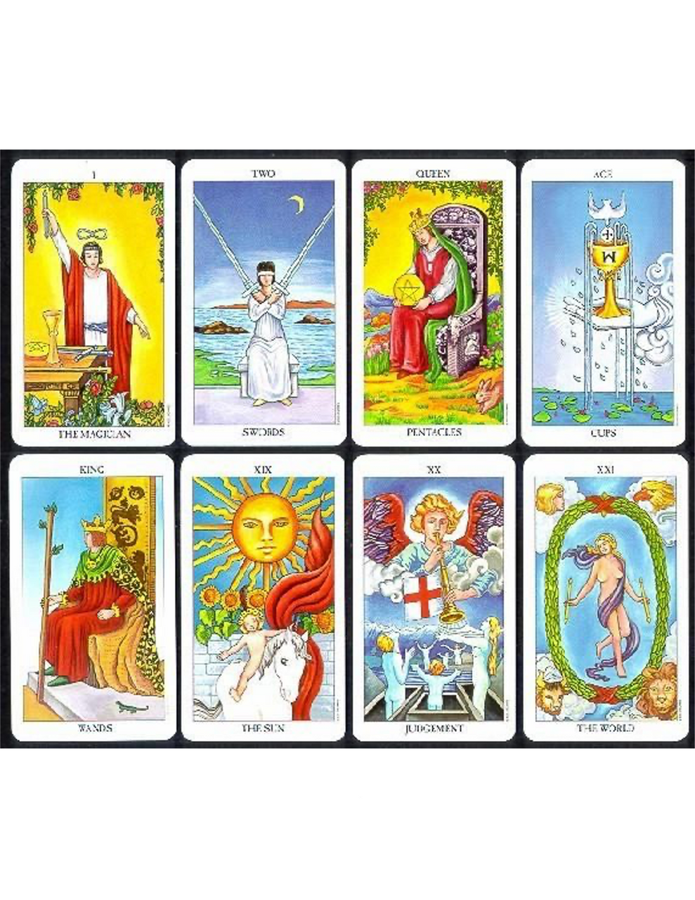 fort Harmoni skillevæg Radiant Rider Waite Tarot Deck In A Tin Pocket Size Edition - Lazaro Brand  Spiritual Store