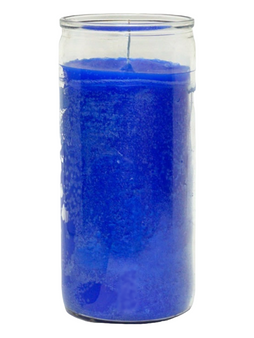 Blue 14 Day Jumbo Candle: Peace & Wisdom for Tranquility, Insight & Legal Support – Burn while journaling or preparing for court or mediation