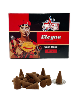 Orisha Eleggua / Open Road / Rose / 20 Incense Cones / Clear Pathways & Invite New Opportunities  