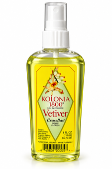 Vetiver Kolonia 1800 / Colonia de Vetiver – 4 oz Spray - Grounding • Protection • Cleansing • Stability • Positive Energy