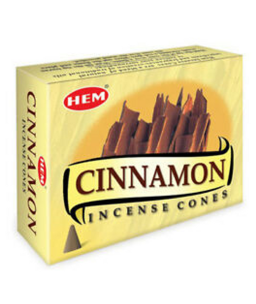 Cinnamon Canela Incense Cones For Protection, Prosperity, Passion, ETC.