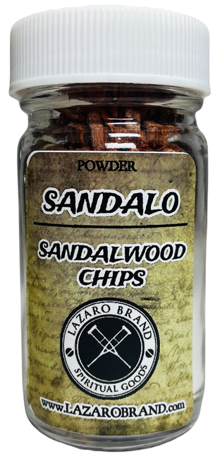 Sandalwood Chips Sandalo Prayer Powder Herbs For Clearing Away Stress & Enhancing Your Spiritual Essence (1.25oz)