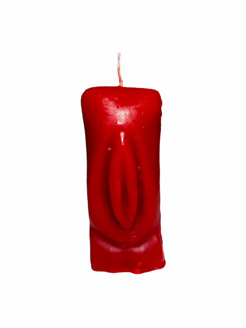 Female Vagina / Figure Candle / Red / 5.5” / Lust & Romance