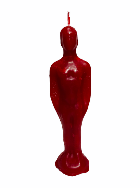 Male / Hombre / Figure Candle / Red / 7” / Lust & Romance