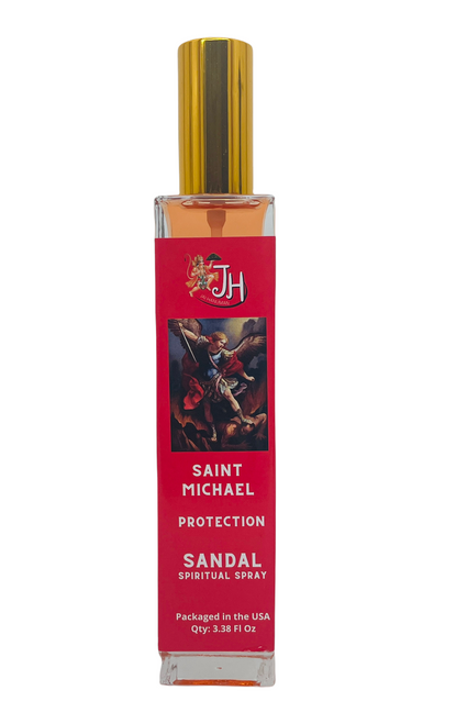 Saint Michael Protection Sandal Spiritual Spray Perfume 3.38oz