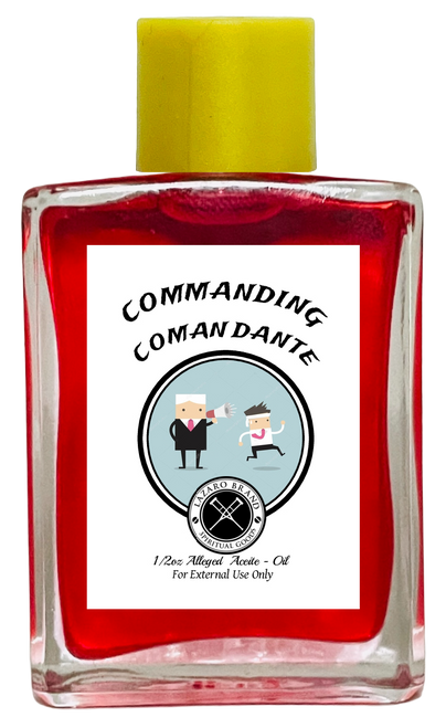 Commanding Comandante Spiritual Oil For Commanding Influence, Control Them, Domination, ETC. (RED) 1/2 oz