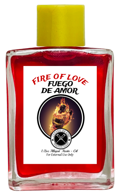 Fire Of Love Fuego De Amor Spiritual Oil Attract Love, Romance, Relationship, ETC. (RED) 1/2 oz