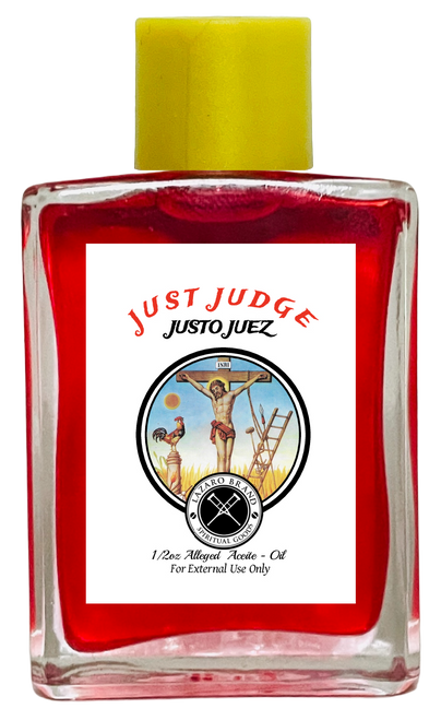 Just Judge Justo Juez Spiritual Oil For Justice, Protection, Success, ETC. (RED) 1/2 oz